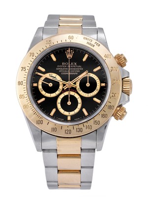 Lot 2197 - Rolex: A Fine 'Inverted 6 Dial' Steel and Gold...