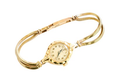 Lot 333 - A 1950's 9 carat lady's Tudor wristwatch