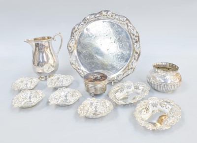 Lot 77 - A Collection of Assorted Silver, comprising a...