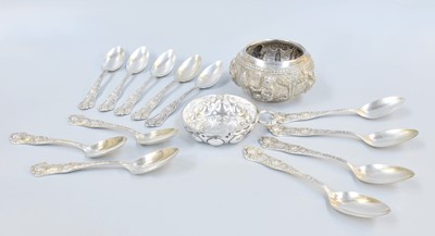 Lot 80 - A Collection of Assorted Silver, comprising a...