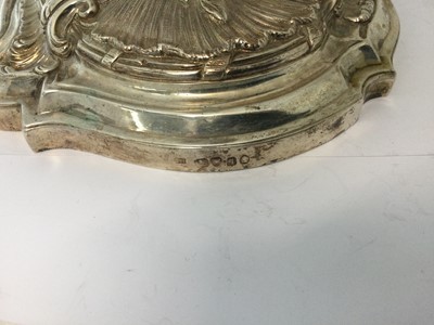Lot 196 - A Pair of William IV Silver Four-Light Candelabra