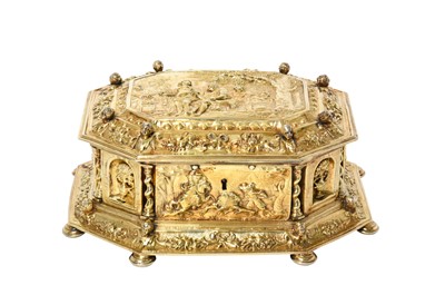 Lot 269 - A German Silver-Gilt Casket