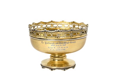 Lot 273 - A George V Silver-Gilt Rose-Bowl