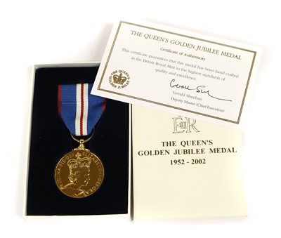 Lot 46 - A Silver Jubilee Medal 1952-1977, with breast...