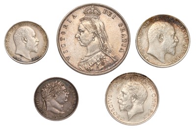 Lot 80 - 2x High-Grade Shillings, to include; Edward...