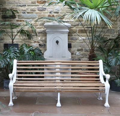 Lot 366 - A Victorian Cast Iron and Later Painted Garden...