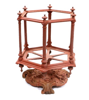 Lot 363 - A Victorian Cast Iron Table Aquarium, late...