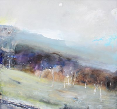 Lot 1094 - Jacquie Denby (b.1939) Yorkshire moonlit...