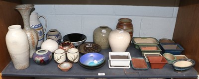 Lot 188 - A Ruskin Pottery Vase, ash grey glaze,...