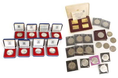 Lot 410 - 8x Elizabeth II, Silver Jubilee Proof Crowns...