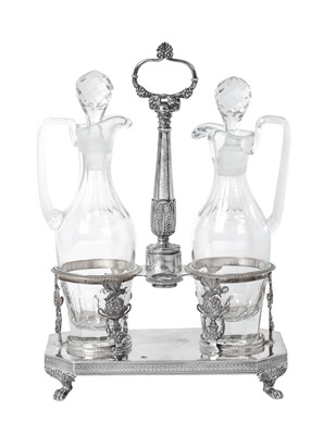 Lot 2235 - A French Silver Oil and Vinegar-Cruet