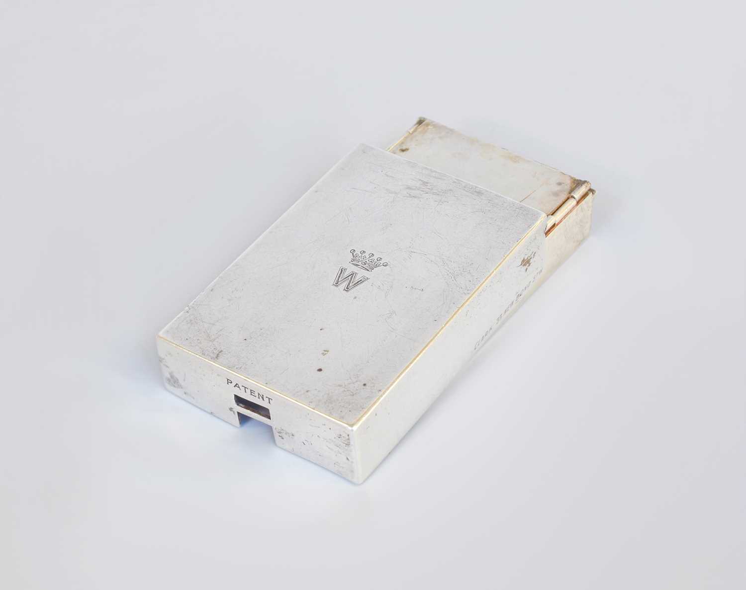 Lot 88 - A George V Silver Vesta-Case, by Alfred Clark,...