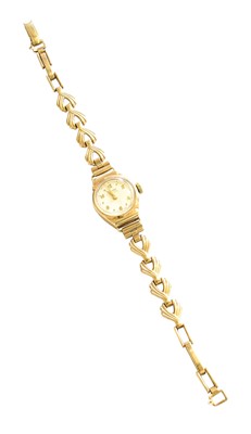 Lot 377 - A Lady's 9 Carat Gold Rotary Wristwatch,...