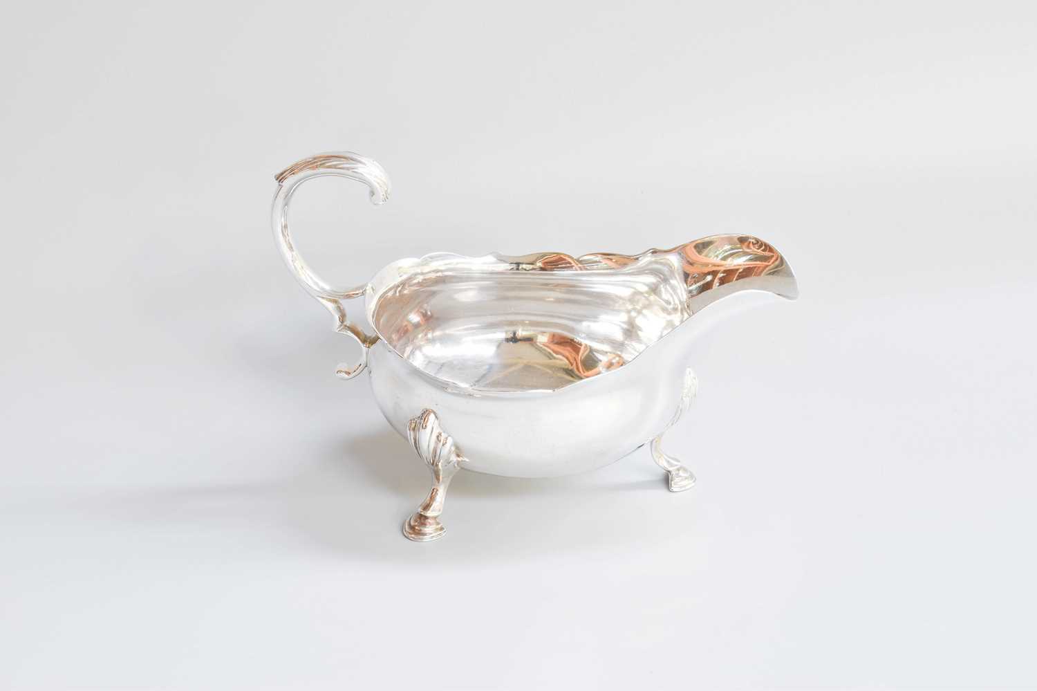 Lot 5 - A George III Silver Sauceboat, by David...