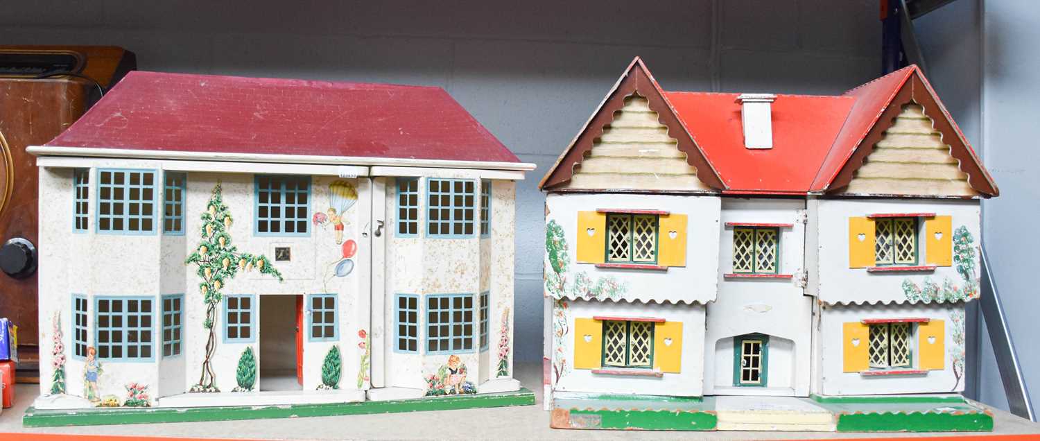 Lot 260 - Two 1960's Doll's Houses, probably Tri-ang,...