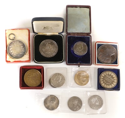 Lot 423 - Assorted Coronation and Competition Medals; 12...