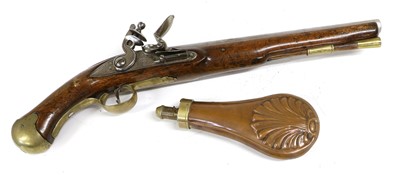 Lot 268 - A George III Long Sea Service Flintlock Pistol,...