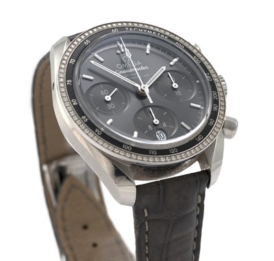 Lot 2221 - Omega: A Stainless Steel Automatic Calendar...