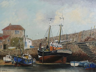 Lot 1032 - Jack Rigg (b.1927) "Mevagissey", Cornwall...