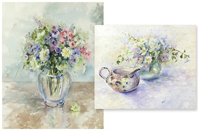 Lot 1042 - Susan Bower RBA, ROI (b.1953) "Jug and Flowers"...