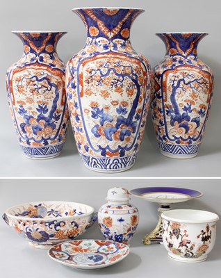 Lot 172 - A Pair of Early 20th Century Imari Baluster...