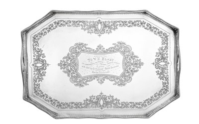 Lot 2134 - A Victorian Silver Gallery Tray
