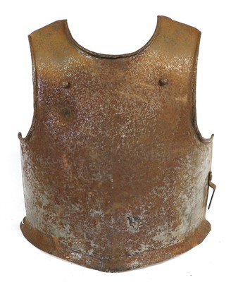 Lot 181 - An English Civil War Period Iron Breastplate,...