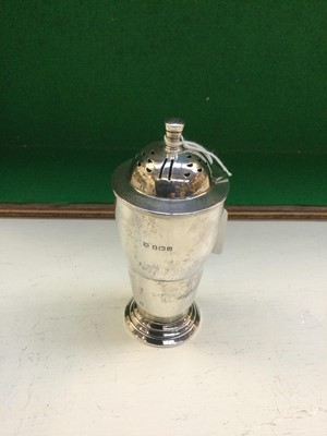 Lot 12 - A George V Silver Sugar-Caster and Cream-Jug,...