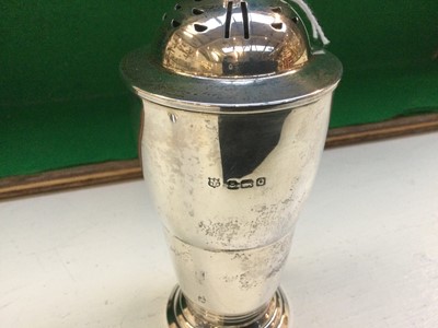 Lot 12 - A George V Silver Sugar-Caster and Cream-Jug,...