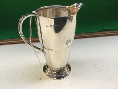 Lot 12 - A George V Silver Sugar-Caster and Cream-Jug,...