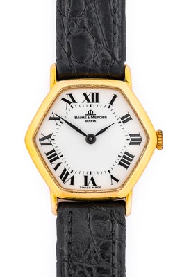 Lot 2344 - Baume & Mercier: A Lady's 18 Carat Gold...