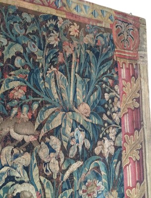 Lot 174 - Franco-Flemish Mille Fleur Tapestry, 16th...