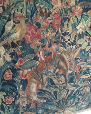 Lot 174 - Franco-Flemish Mille Fleur Tapestry, 16th...