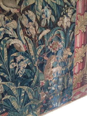 Lot 174 - Franco-Flemish Mille Fleur Tapestry, 16th...