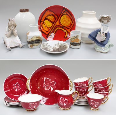Lot 240 - 20th Century Ceramics, comprising: three...