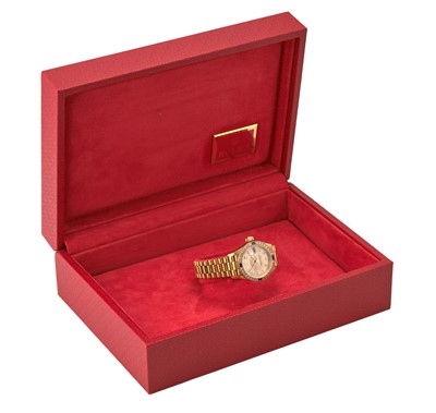 Lot 2181 - Rolex: A Lady's 18 Carat Gold Diamond and...