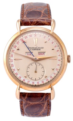 Lot 2184 - Jaeger LeCoultre: A Rare 18 Carat Rose Gold...