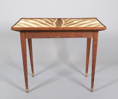 Lot 59 - Animal Furniture: A Plains Zebra Hide Bridge...