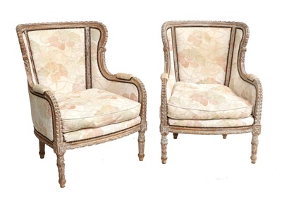 Lot 896 - A Pair of 20th Century Upholstered...