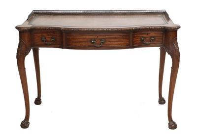 Lot 833 - A Late 19th/Early 20th Century Carved Mahogany...