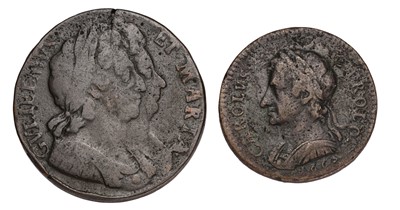 Lot 103 - Charles II, Pattern Farthing 1665, in copper,...