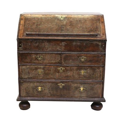 Lot 241 - A George I Walnut, Featherbanded and...