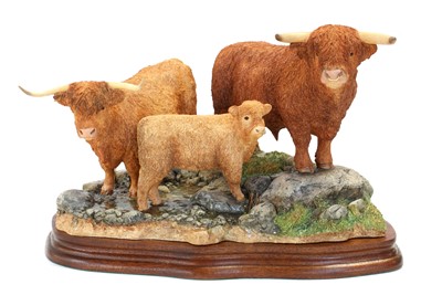 Lot 88 - Border Fine Arts 'Highland Cattle', model No....