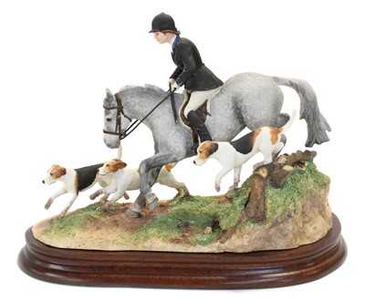 Lot 128 - Border Fine Arts 'Following to Hounds', model...