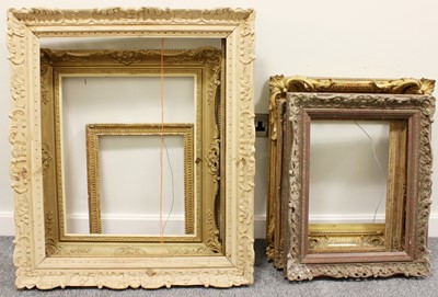 Lot 1161 - A Late 19th Century Gilded Composition Frame,...