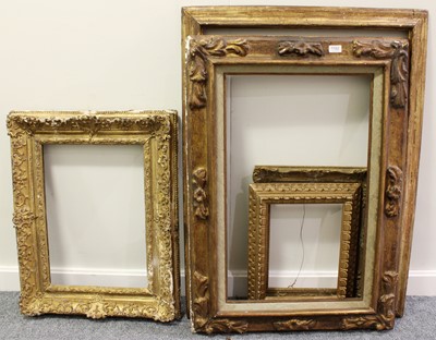 Lot 1162 - A French Louis XIV Carved and Gilded Frame,...