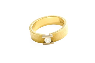 Lot 428 - An 18 Carat Gold Diamond Solitaire Ring, the...