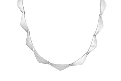 Lot 2011 - A 'Peak' Necklace, by Georg Jensen formed of...