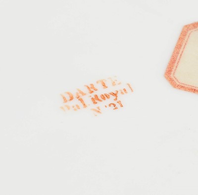 Lot 61 - Two Darte Porcelain Plates, circa 1810, with...