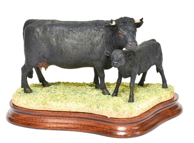 Lot 81 - Border Fine Arts 'Dexter Cow and Calf', model...